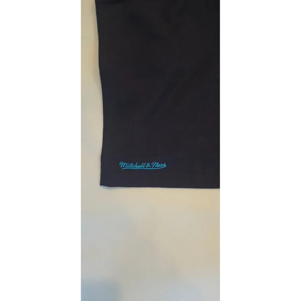 Mitchell & Ness Chino Shorts Mens 4XL Navy Tennis Patch Teal Script, NWT